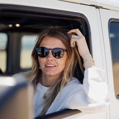 Westward, Sunglasses + Summit Crystal | ChromaPop Polarized Gray Green