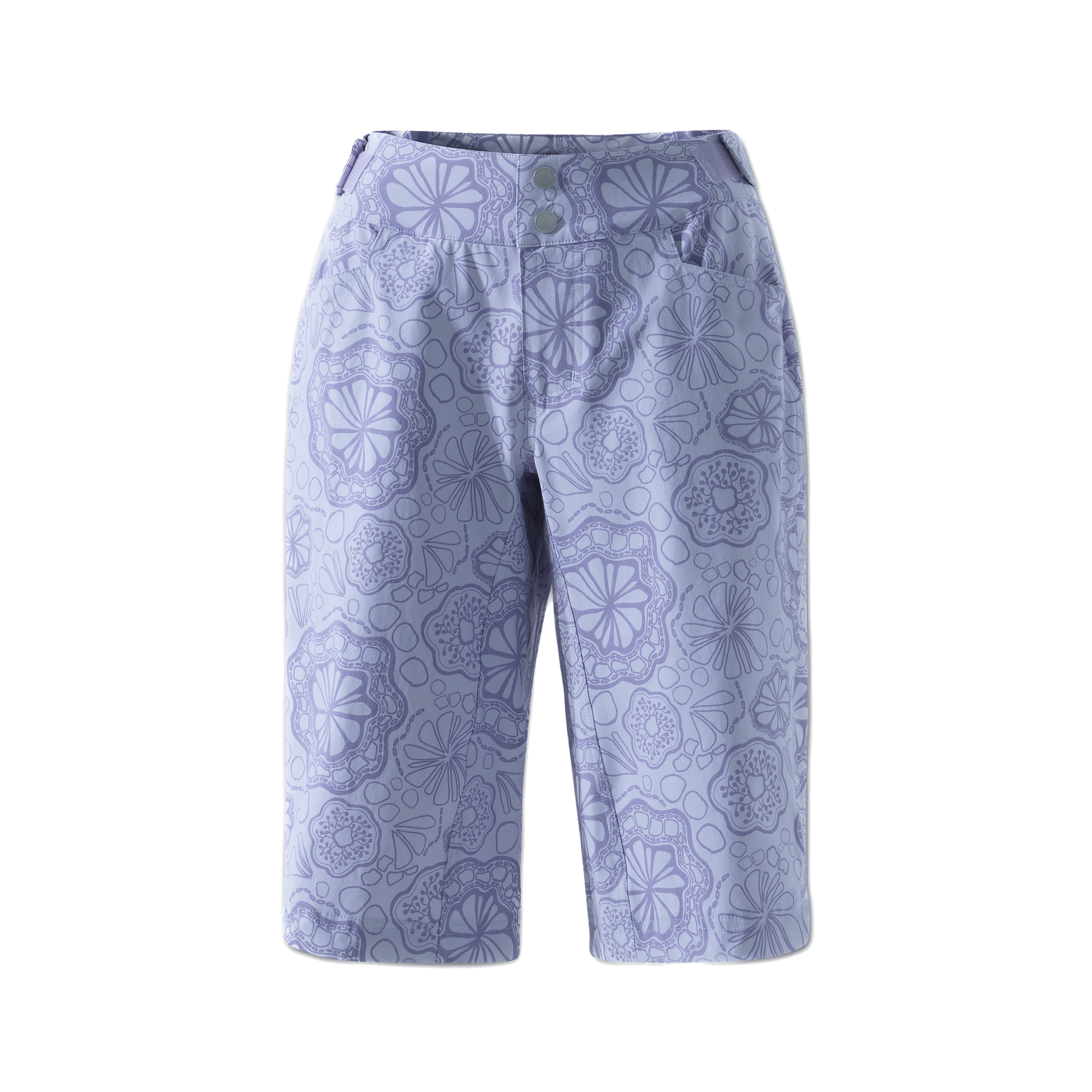 Frankie Bike Shorts, Lavender Roots + 2