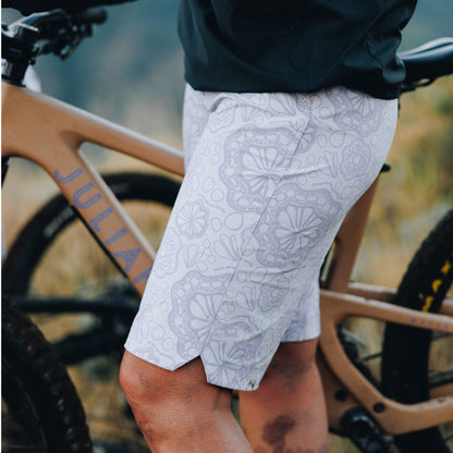 Frankie Bike Shorts, Lavender Roots + 2