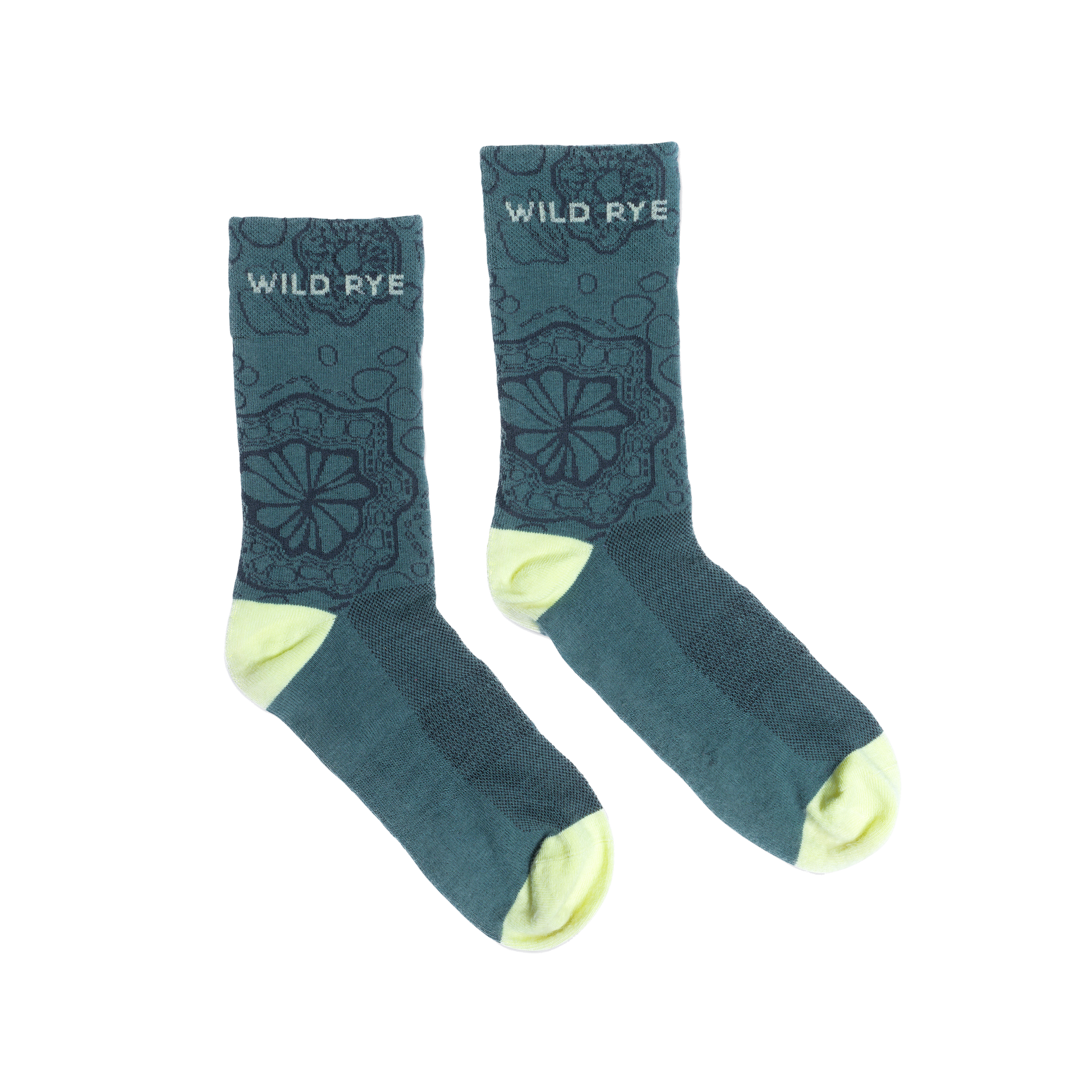 Wild Rye Bike Socks 6", Roots + S