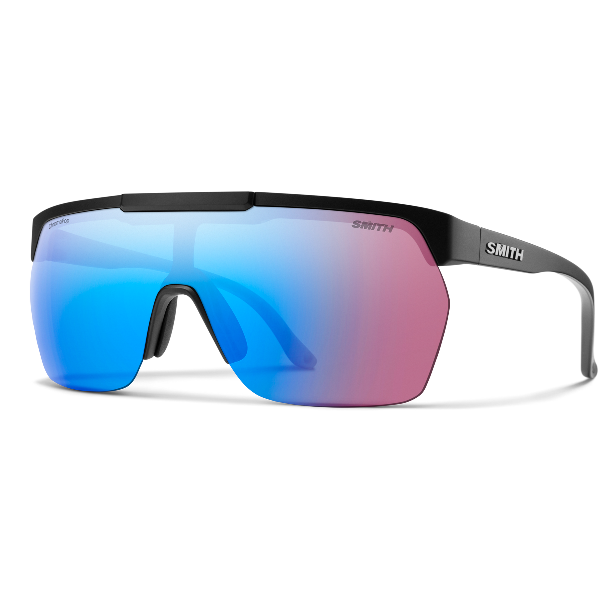 XC, Matte Black | ChromaPop Polarized Blue Mirror
