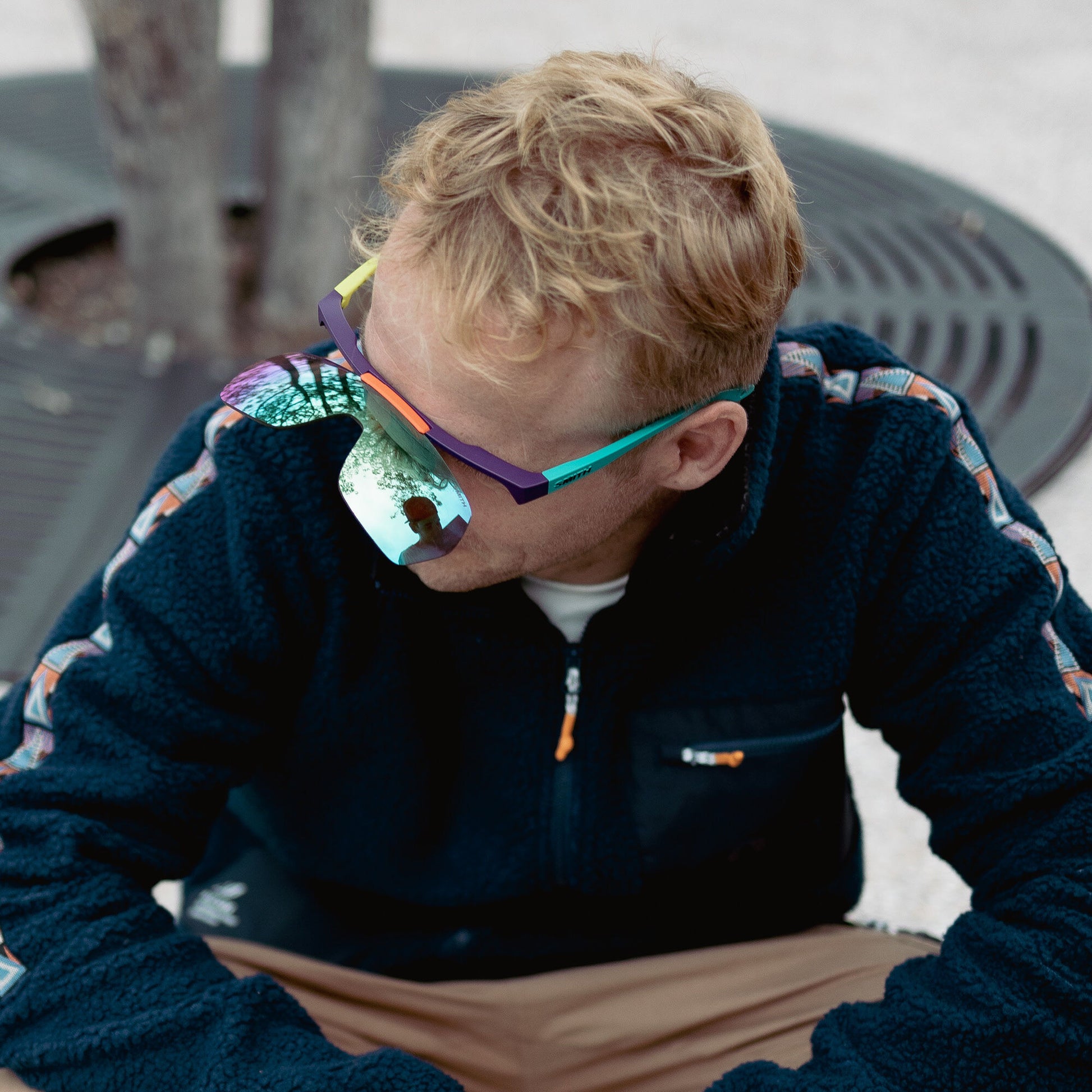 XC, Matte Black | ChromaPop Polarized Blue Mirror